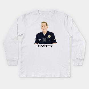 Smitty v1 | The Rookie - Season 4 Kids Long Sleeve T-Shirt